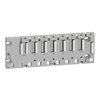 Rack M340 - 6 slot - Montaggio su pannello, piastra o guida DIN