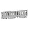 Rack M340 rinforzato - 8 slot - montaggio su pannello, piastra o guida DIN
