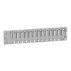 Rack M340 rinforzato - 12 slot - montaggio su pannello o piastra