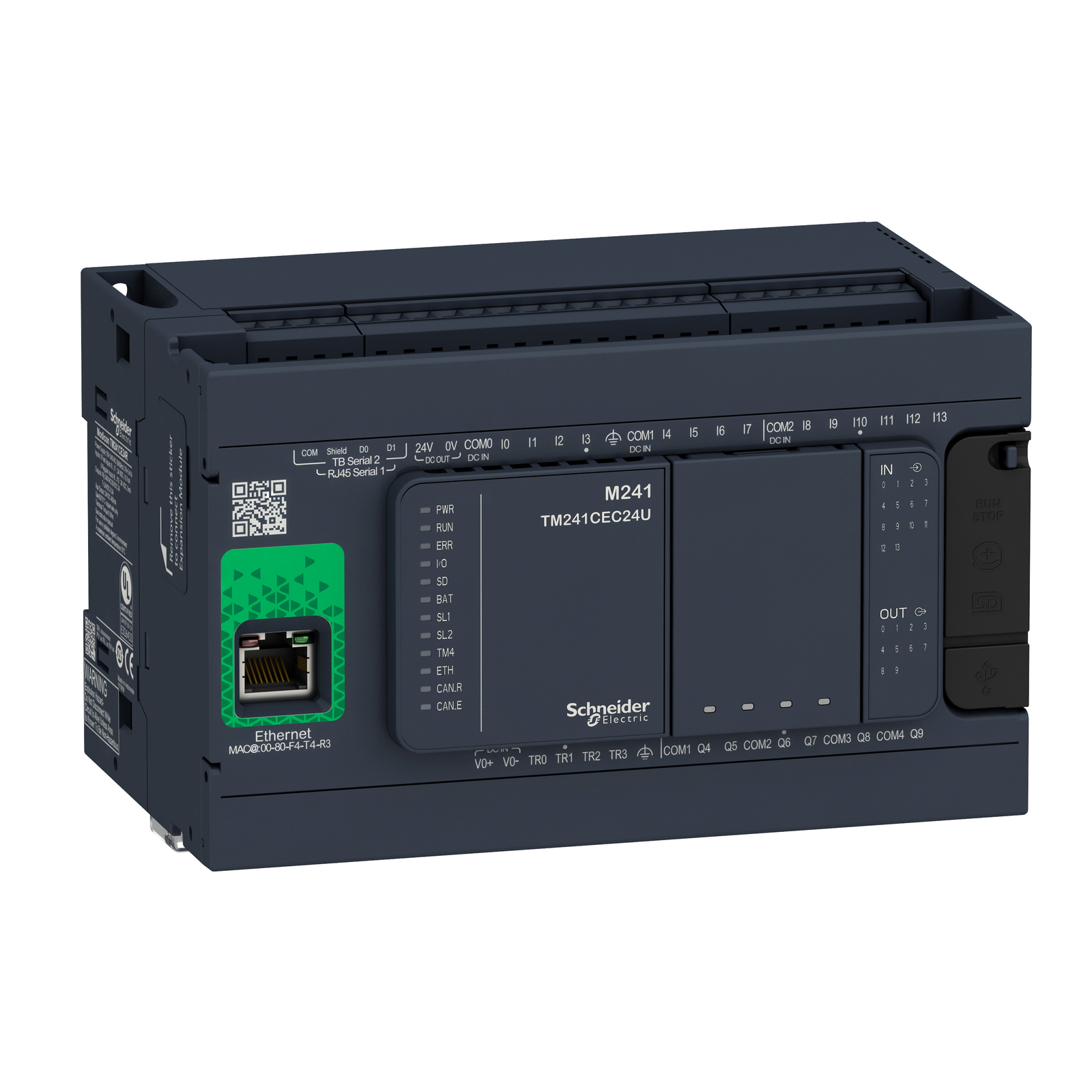 Controllore M241 24 I/O relè, Ethernet