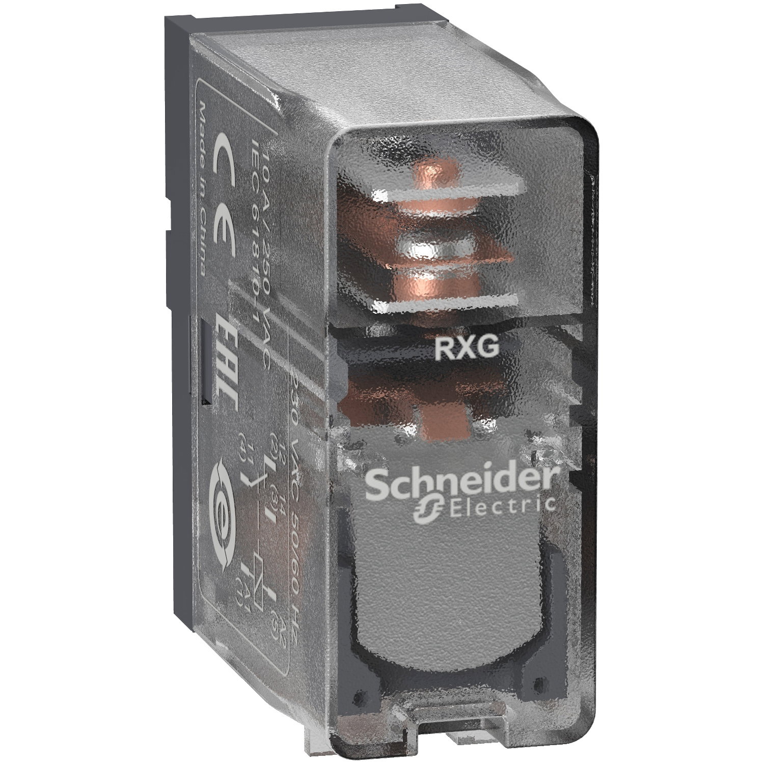 Relè interfaccia Harmony RXG - 1 NC/NO - 230 VAC - 10 A – Immagine 3 di 4