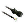 Cavo di alimentazione 3m schermato 4x 6mm², con connettore militare per BCH2