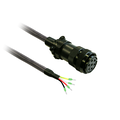 Cavo di alimentazione 3m schermato 4x 6mm², con connettore militare per BCH2