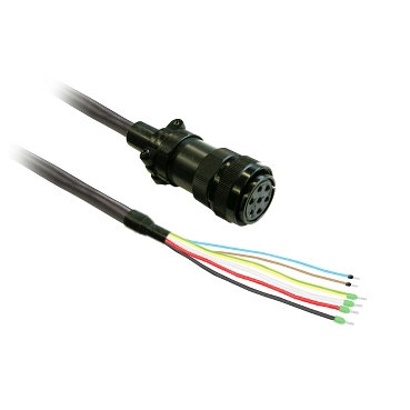 Cavo alimentazione 5m schermato 4x 6mm², con connettore militare per BCH2 con freno – Immagine 2 di 3