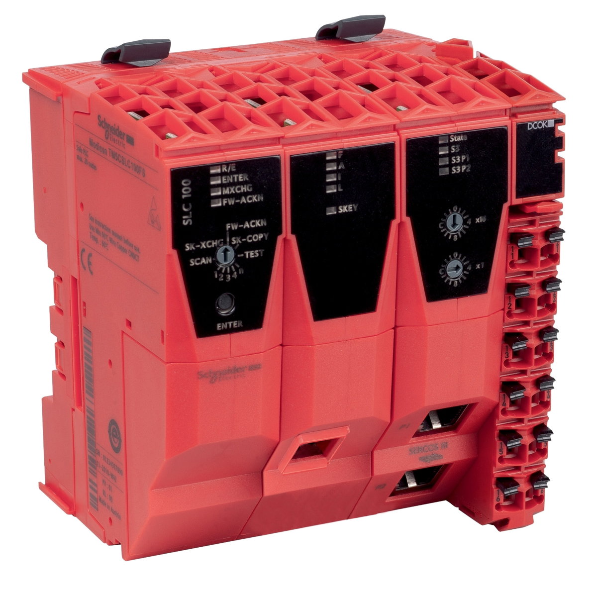 Controllore di sicurezza, Modicon TM5 safety,  Sercos III interfaccia - SLC 100 - 20 nodi – Immagine 3 di 3