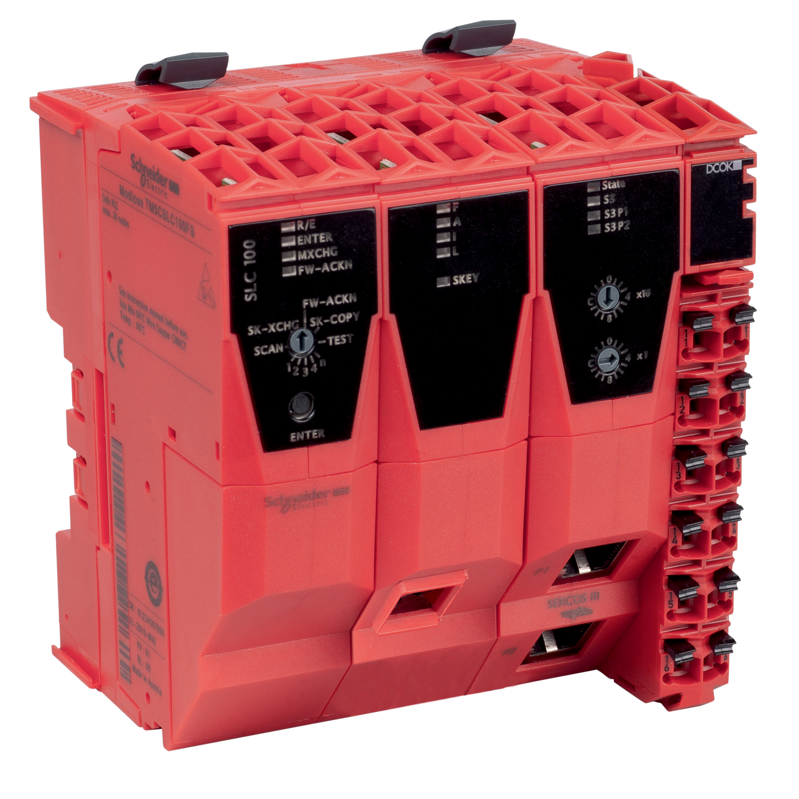 Controllore di sicurezza, Modicon TM5 safety,  Sercos III interfaccia - SLC 100 - 20 nodi
