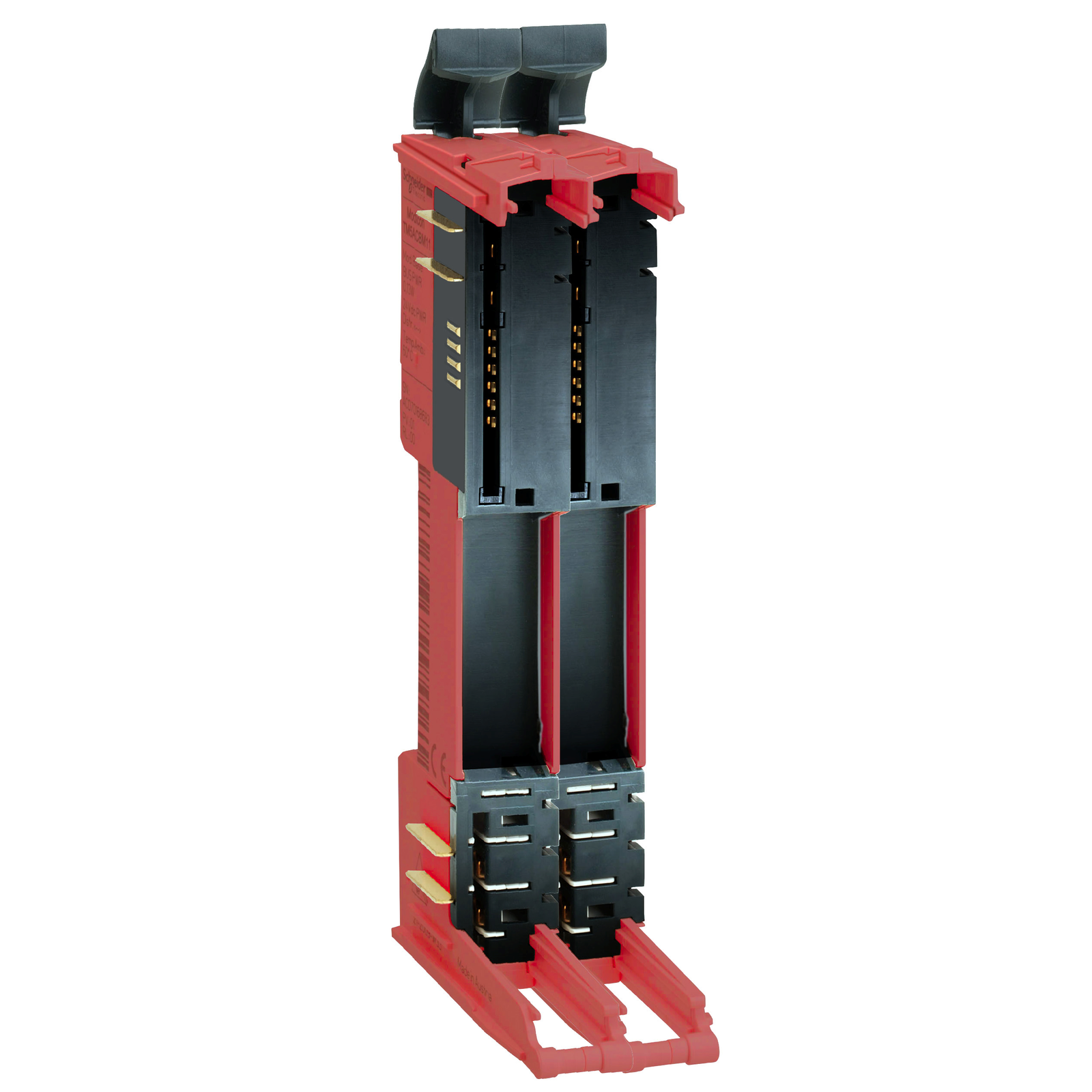 Base rossa modulo di sicurezza, Modicon TM5 safety, 24V DC - I/O