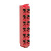 Morsettiera rossa codificata per Modicon TM5 safety - 16 contatti