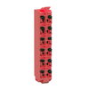 Morsettiera rossa codificata per Modicon TM5 safety - 16 contatti