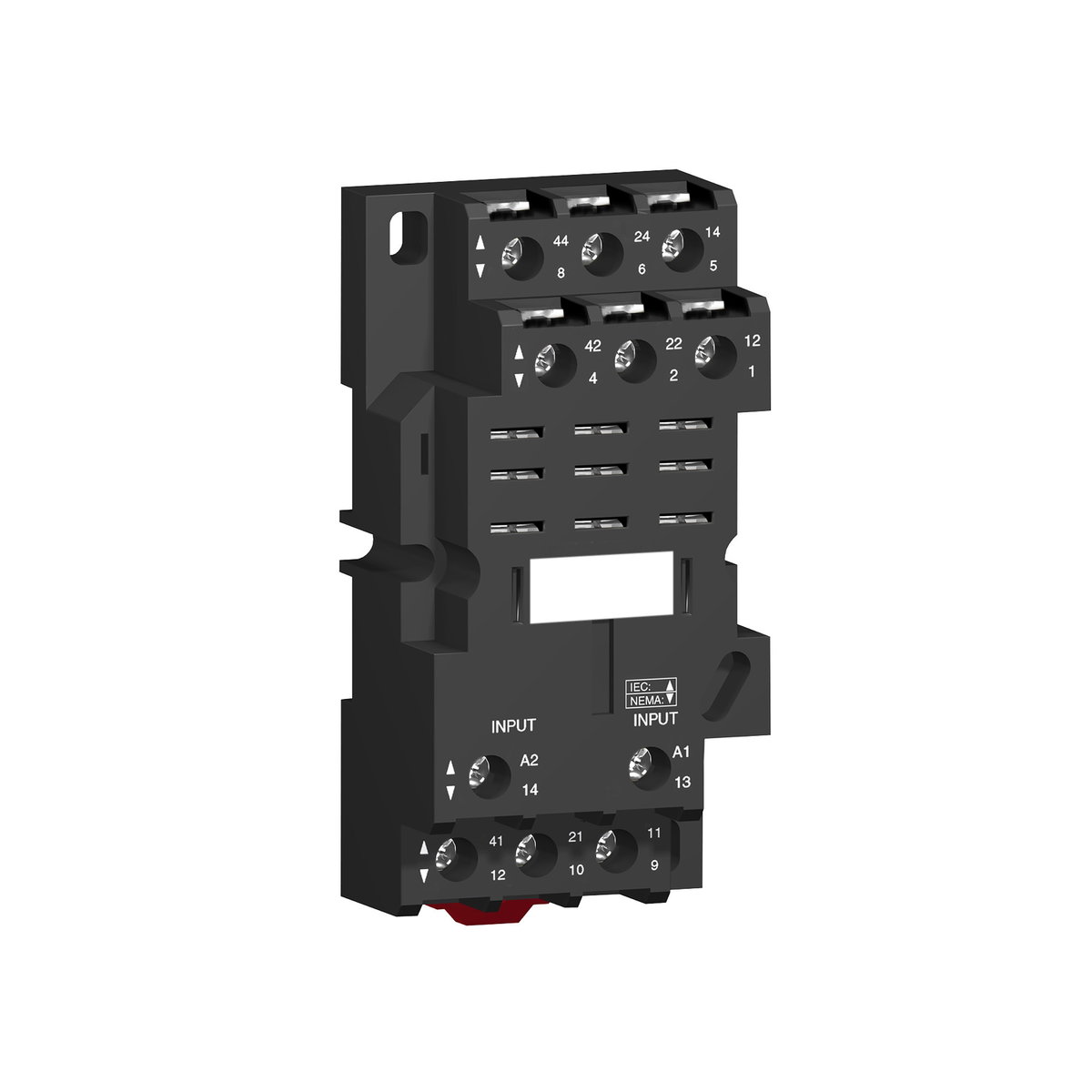 Base RPZ - contatto misto - 16 A - < 250V - terminale a vite - per relè RPM3 – Immagine 3 di 4