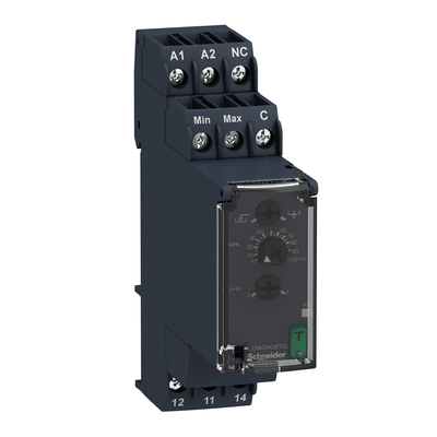 Relè controllo livelli RM22-L - 24..240 V AC/DC - 1 C/O