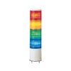 Harmony XVC, Colonna luminosa monoblocco precablata, plastica, rosso aranc. verde blu, Ø40, montaggio diretto su base, luce fissa, IP54, 24 VAC/DC