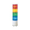Harmony XVC, Colonna luminosa monoblocco precablata, plastica, rosso aranc. verde blu, Ø40, montaggio diretto su base, luce fissa, IP54, 24 VAC/DC