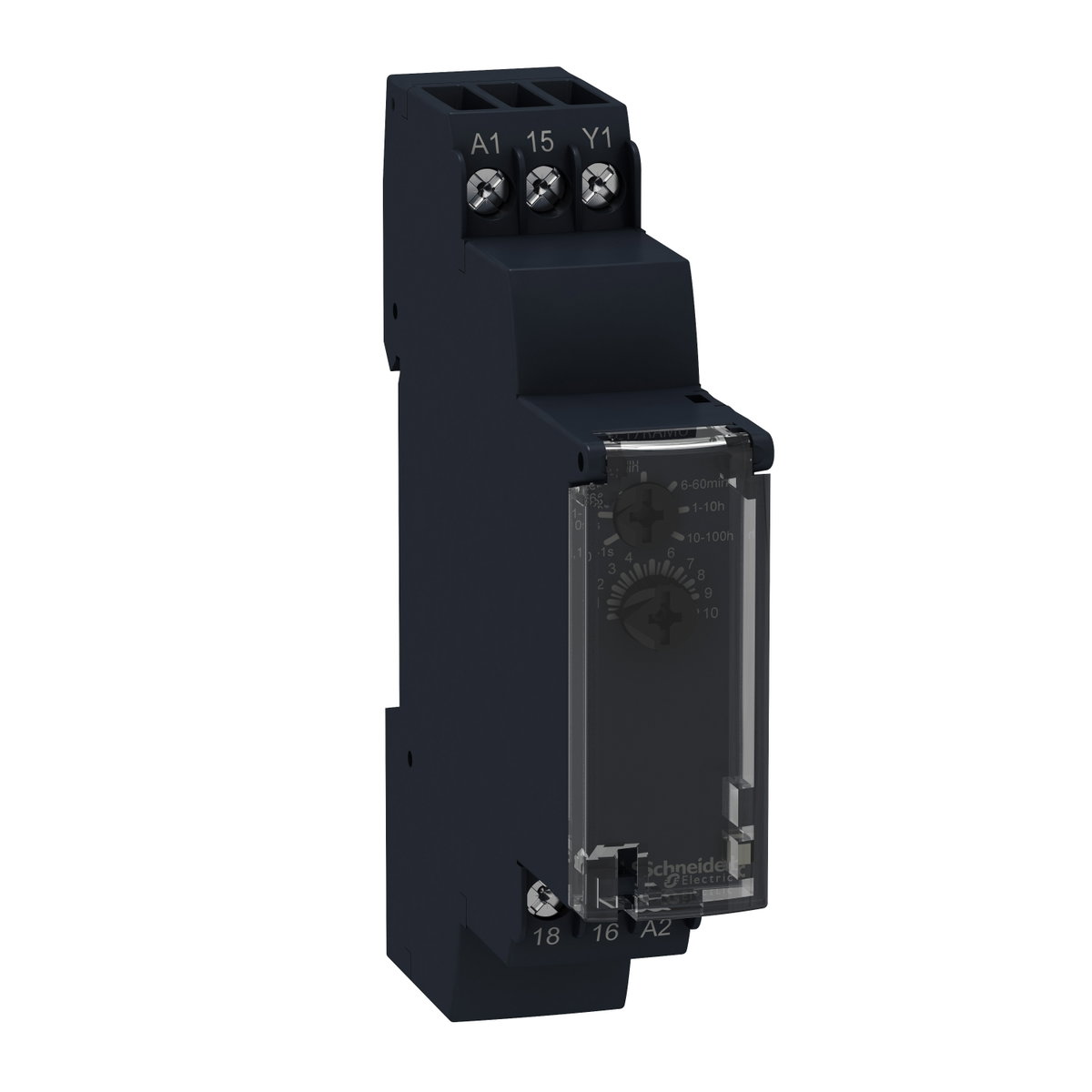Relè temporizzato calibratore - 1 S..100 H - 24..240V AC - 1 NC/NO – Immagine 3 di 4