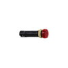 Lampada spia Ø12 - IP40 - rossa - LED protetto - 24V - connettore a vite