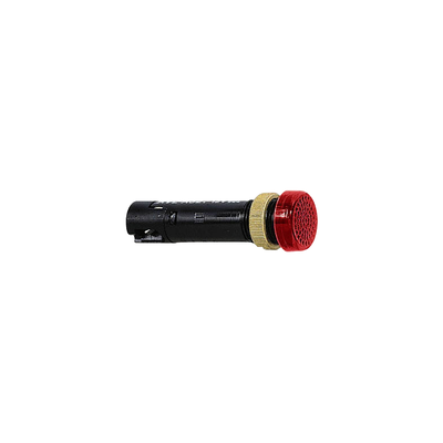 Lampada spia Ø12 - IP40 - rossa - LED protetto - 24V - connettore a vite