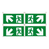 Exiway Easysign 24m, 4 Pittogrammi 45 gradi , accessorio di segnalazione
