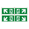 Exiway Easysign 24m, 4 Pittogrammi 45 gradi , accessorio di segnalazione