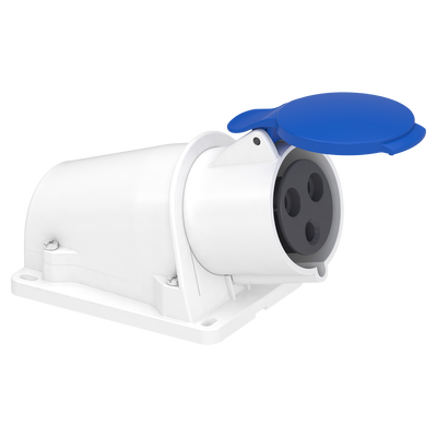 Presa BT da parete small IP44 32A 220V 2P+T