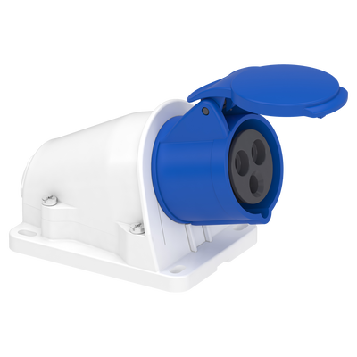 Presa BT da parete small IP44 16A 220V 2P+T a cablaggio rapido
