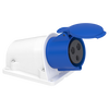 Presa da parete, Mureva, PK, IP44, 32A, 220V, 2P+T, cablaggio rapido