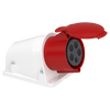 Presa da parete, Mureva, PK, IP44, 32A, 380V, 3P+N+T, cablaggio rapido