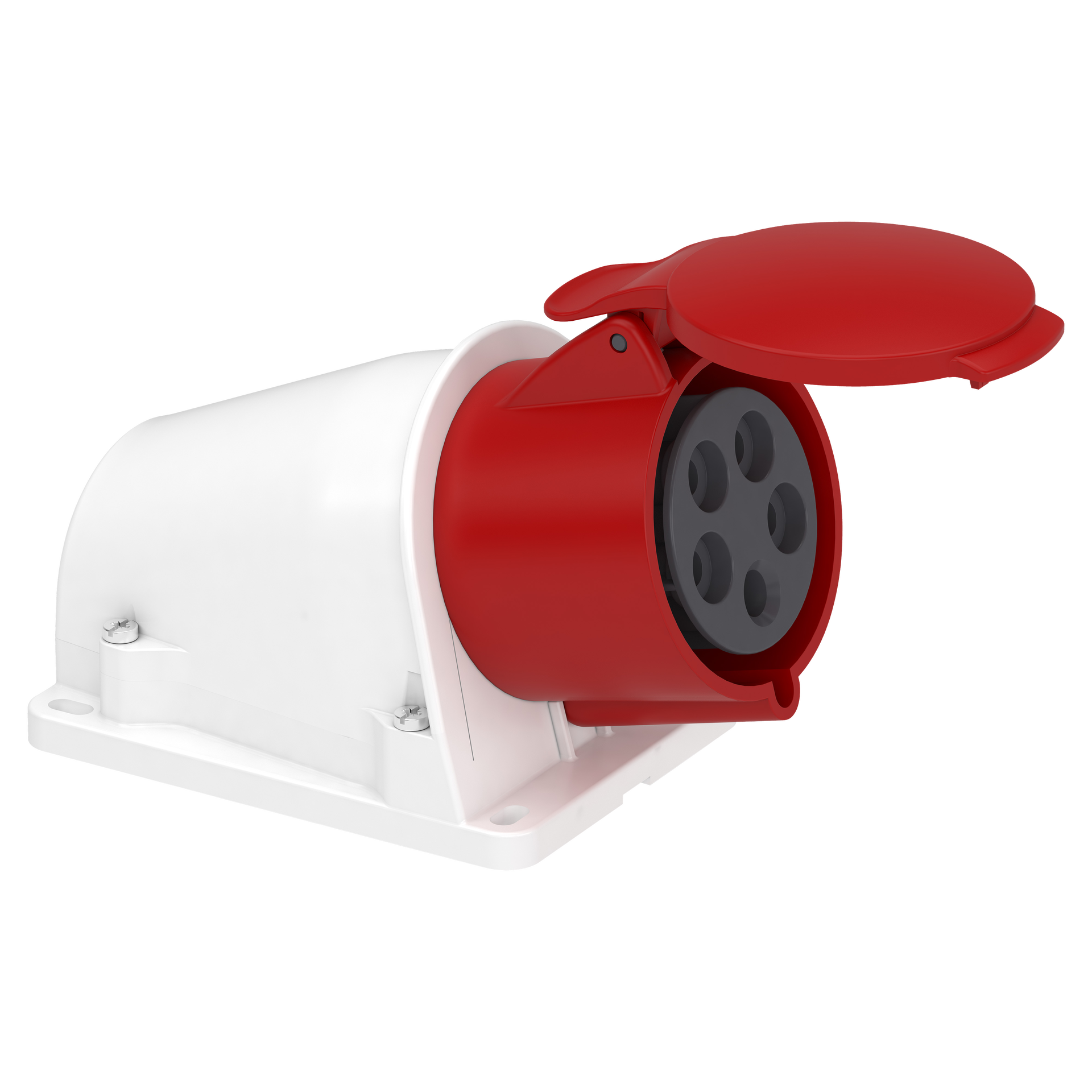 Presa da parete, Mureva, PK, IP44, 32A, 380V, 3P+N+T, cablaggio rapido