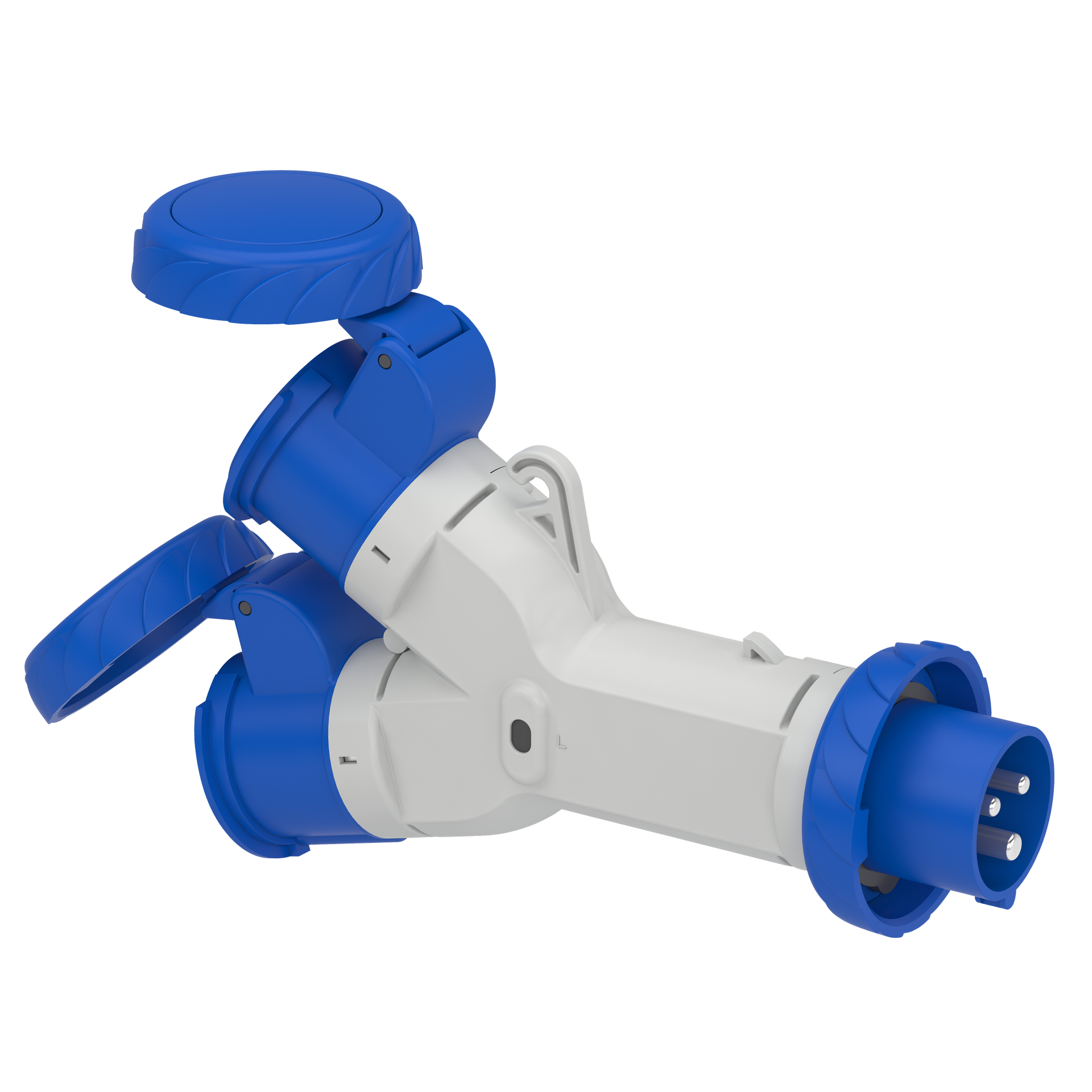 Moltiplicatore 2U 2P+T 16A 220V