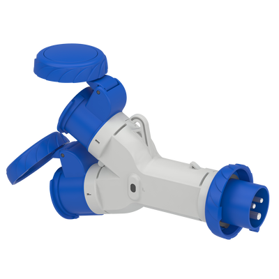 Moltiplicatore 2U 2P+T 16A 220V