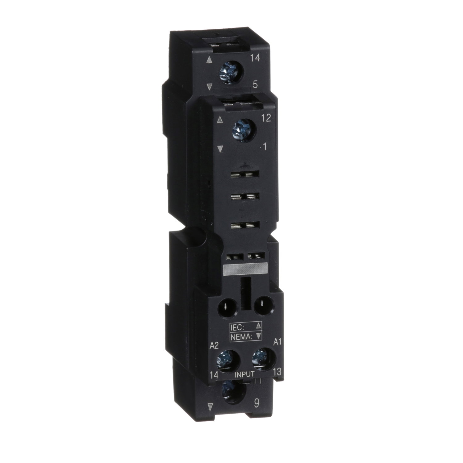Base RXZ - contatto misto - 16 A - < 250V - terminale a vite - per relè RPM1 – Immagine 3 di 4