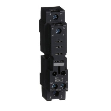 Base RXZ - contatto misto - 16 A - < 250V - terminale a vite - per relè RPM1 – Immagine 2 di 4