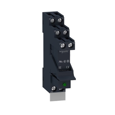 Relè RSB pre-montato con base-2NC/NO 8A 120VAC completo di varistore – Immagine 2 di 4