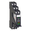 Relè RXG - pulsante test+LED pre-montato - base-2NC/NO 5A 230Vca + varistore