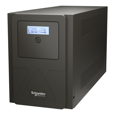 Line Interactive, Easy UPS 1Ph SMVS Series, SMVS1500CAI, 1.5kVA, onda sinusoidale, Tower, 230V, 6 IEC C13, AVR, Dry Contact, LCD