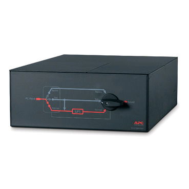 Pannello bypass manutenzione APC, 200/208/240 V, 100 A, MBB, ingresso/uscita cablaggio – Immagine 2 di 3