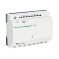 Smart relay compatto Zelio Logic - 20 I/O - 24 V CA - Orologio - S/display