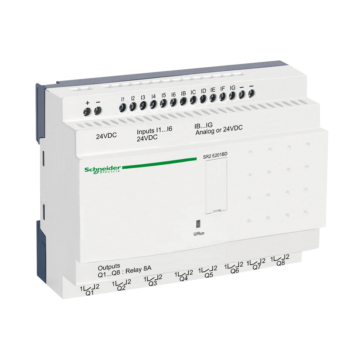 Smart relay comp. Zelio Logic - 20 I/O - 24 V CC - Orologio - S/display – Immagine 3 di 3