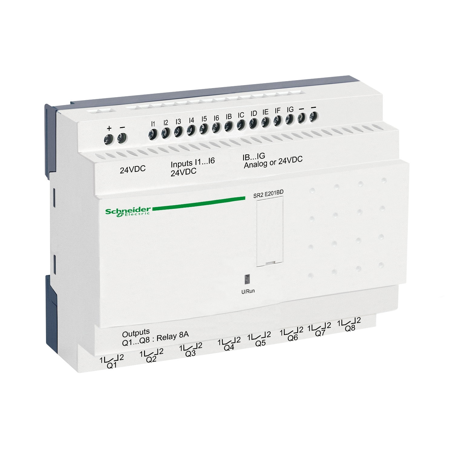 Smart relay comp. Zelio Logic - 20 I/O - 24 V CC - Orologio - S/display – Immagine 3 di 3
