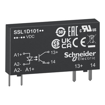 Relè statico, a innesto, ingresso 15-30 VDC, USCITA 1-24 VDC, 3,5 A – Immagine 2 di 4