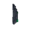 Relè statico slim pre-montato con base a vite,4-12VDC-1NO uscita 3.5A 1-24VDC