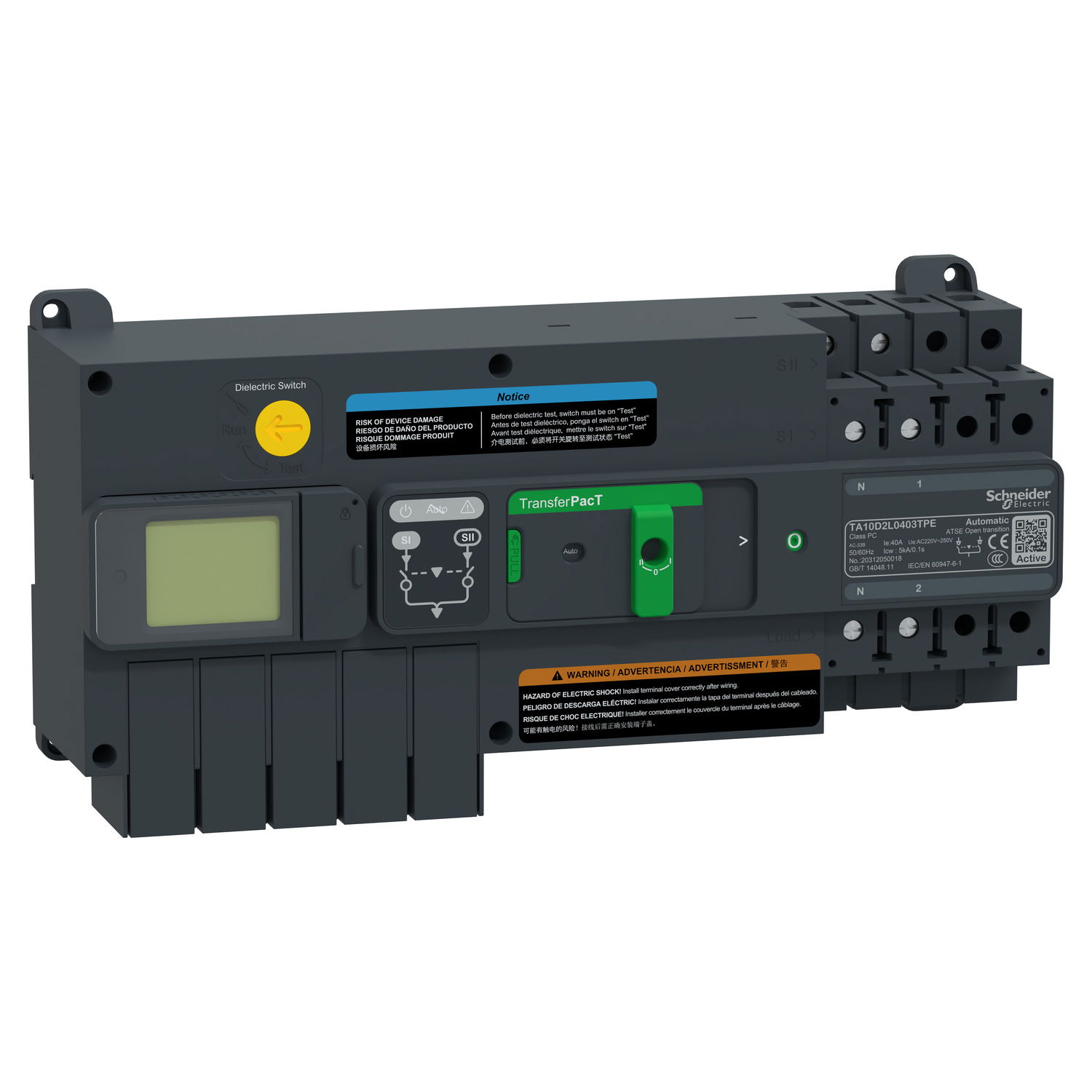 TransferPacT Active automatic40A 230V 2P – Immagine 3 di 9