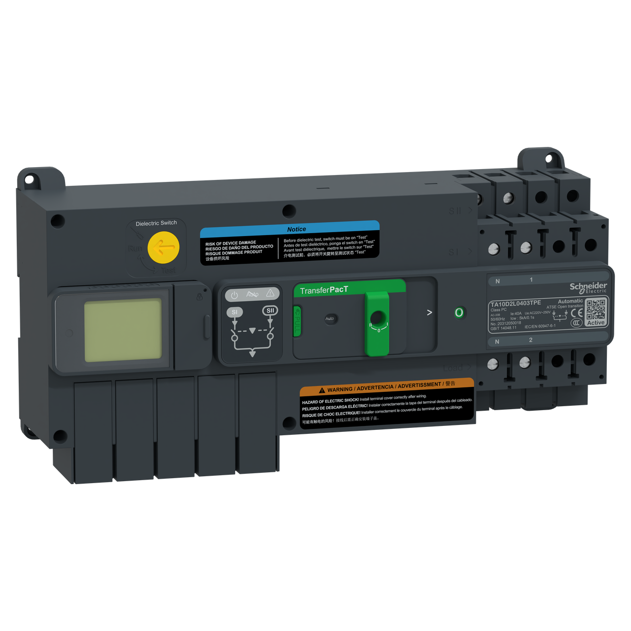 TransferPacT Active automatic40A 230V 2P