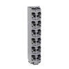Morsettiera - 12 contatti - grigio - 1 pz