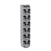Morsettiera - 12 contatti - grigio - 1 pz