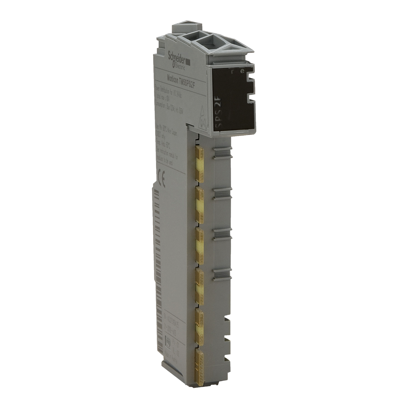 Modulo distribuzione alim - per mod I/O 24 Vcc e bus - 6,3 A - fusibile interno