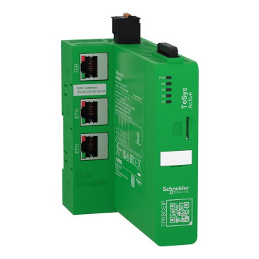 Accoppiatore Bus, TeSys island, Ethernet switch (Ethernet IP/Modbus TCP) – Immagine 2 di 12