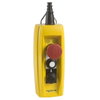 Pulsantiera pensile XAC-B - 2 pulsanti - 1 pulsante arresto di emergenza