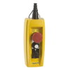 Pulsantiera pensile XAC-B - 2 pulsanti - 1 pulsante arresto di emergenza