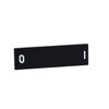 Etichetta rettangolare 8 x 27 mm per porta etichetta 30 x 40 mm-O-I - [prezzo per 100 pz]