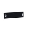 Etichetta rettangolare 8 x 27 mm per porta etichetta 30 x 40 mm-O-I - [prezzo per 100 pz]